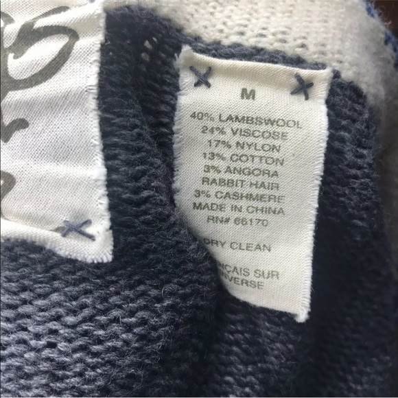 Field Flower Button Up Knit Sweater Wool Size M - Picture 7 of 7